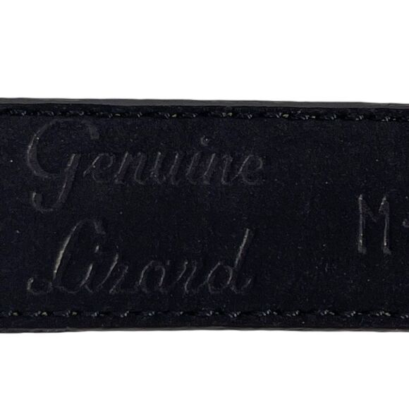 Cale Vintage Genuine Lizard Leather Green Belt Made in Spain women’s Size 32 - Picture 6 of 10